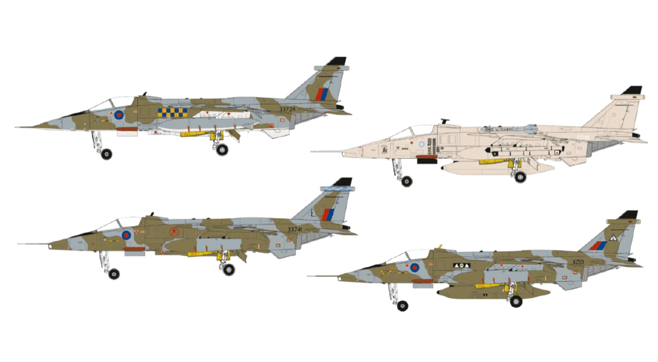 Airfix SEPECAT Jaguar GR.1/GR.1A  1/48 Model Kit A11010 marking schemes