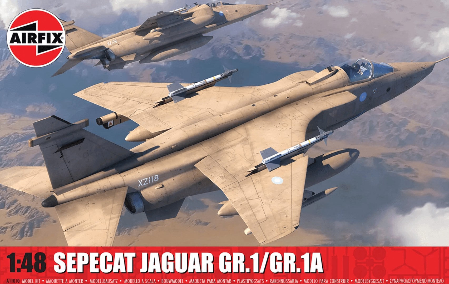 Airfix SEPECAT Jaguar GR.1/GR.1A  1/48 Model Kit A11010