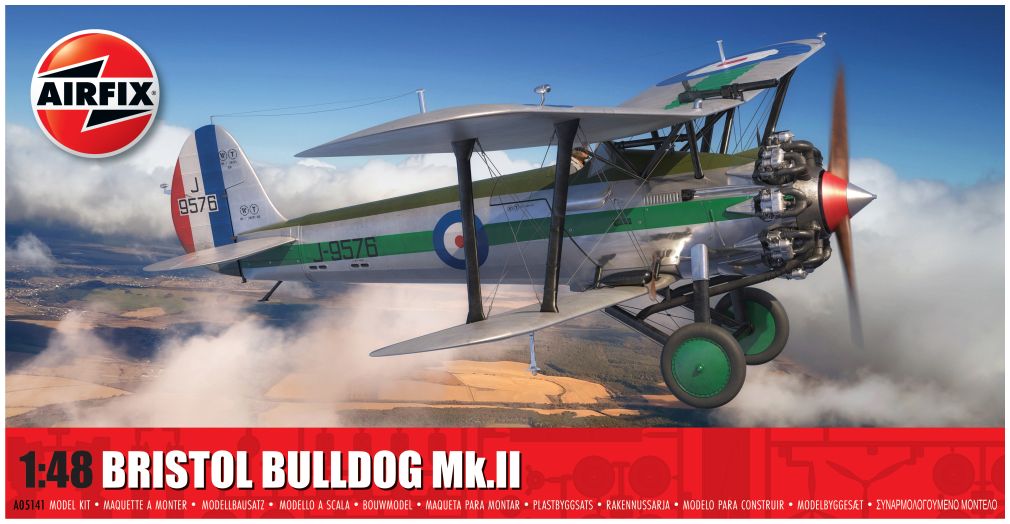Airfix Bristol Bulldog 1:48 scale plastic model kit