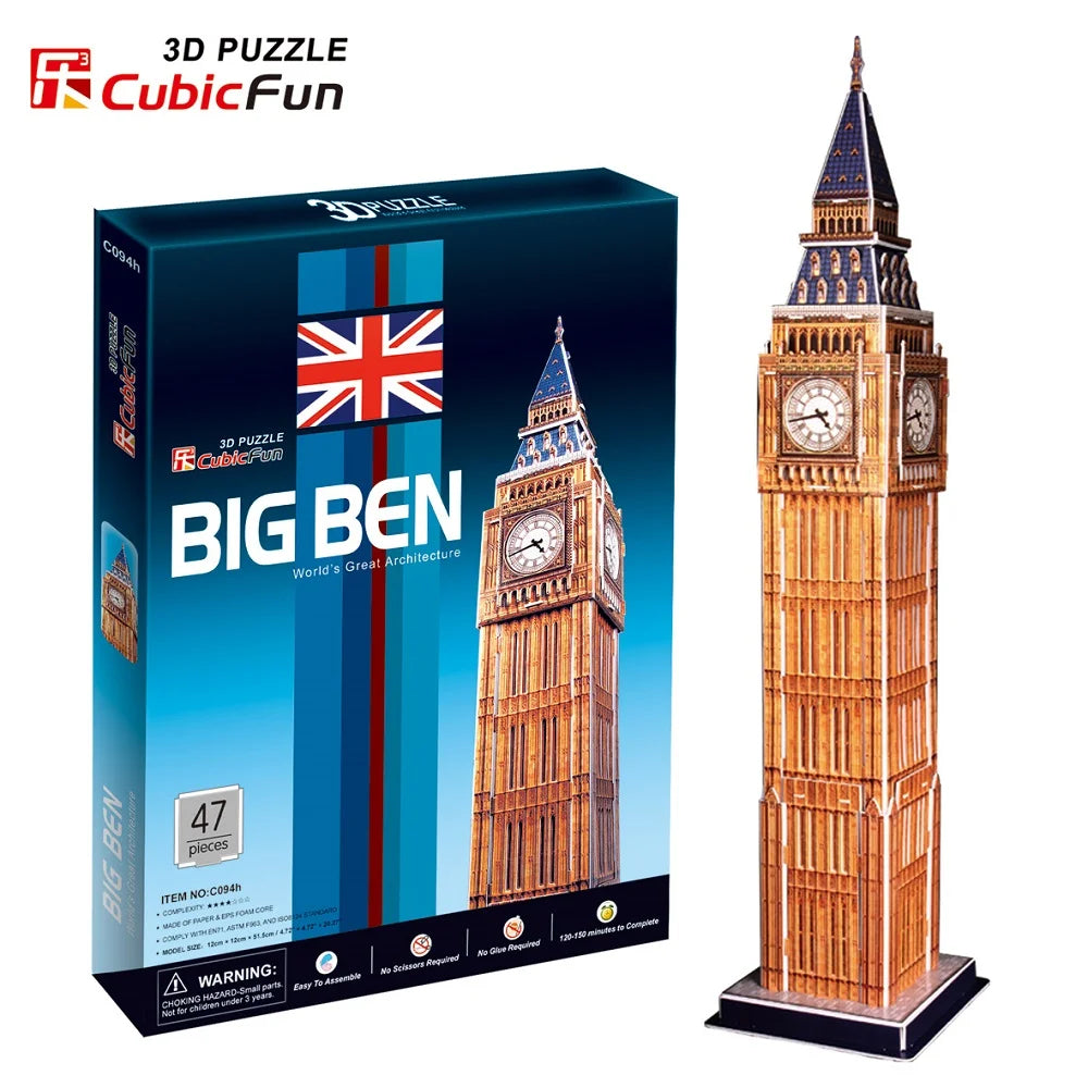 3Dパズル　BIG　BEN CubicFun 3D Puzzle Big Ben C094h