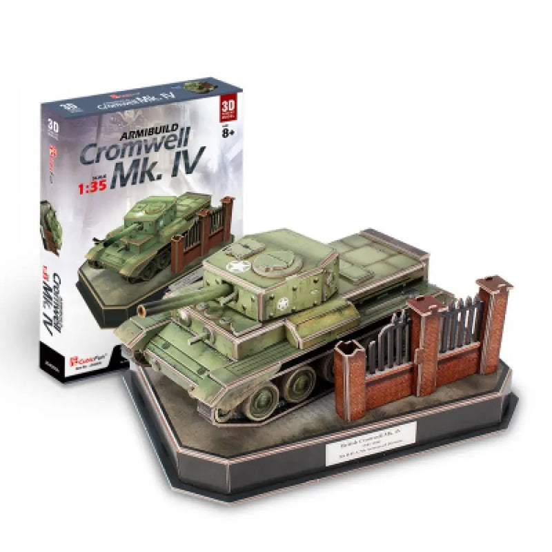 CubicFun 1/35 Scale 3D Puzzle Cromwell Mk.IV Tank model kit JS4203h