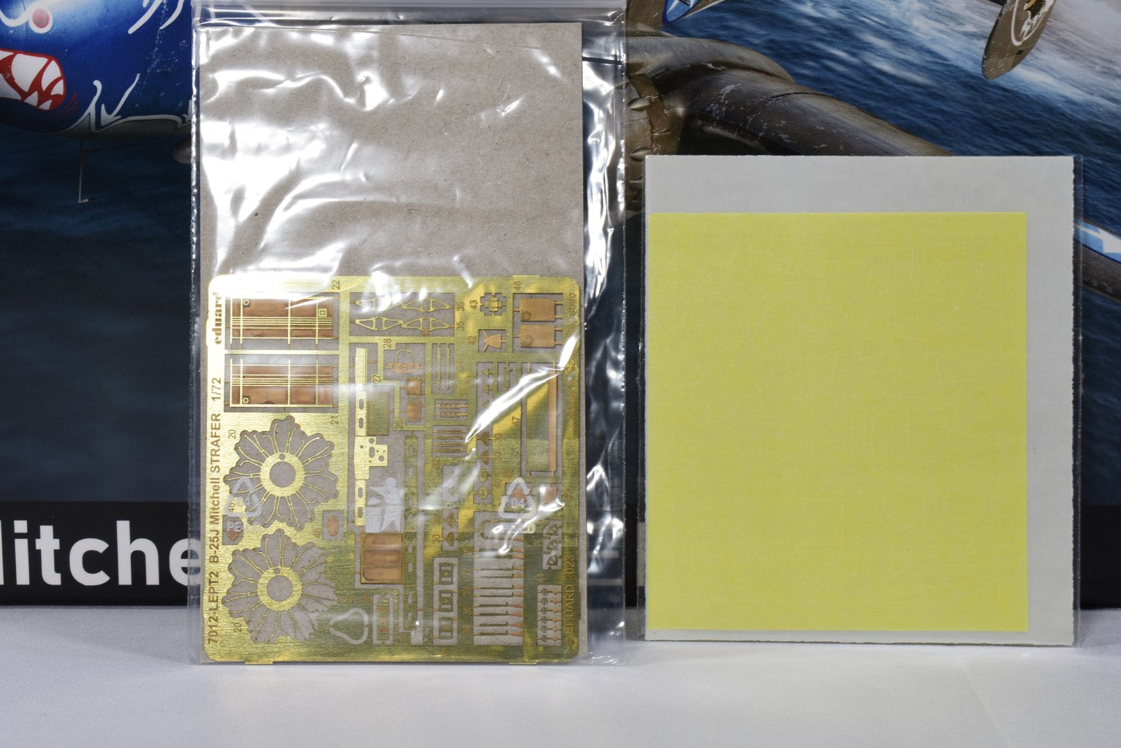 Eduard B-25J Mitchell Strafer 1/72 scale plastic model kit photo etched parts paint mask