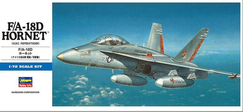 Hasegawa McDonnell Douglas F/A-18D Hornet 1/72 scale model kit