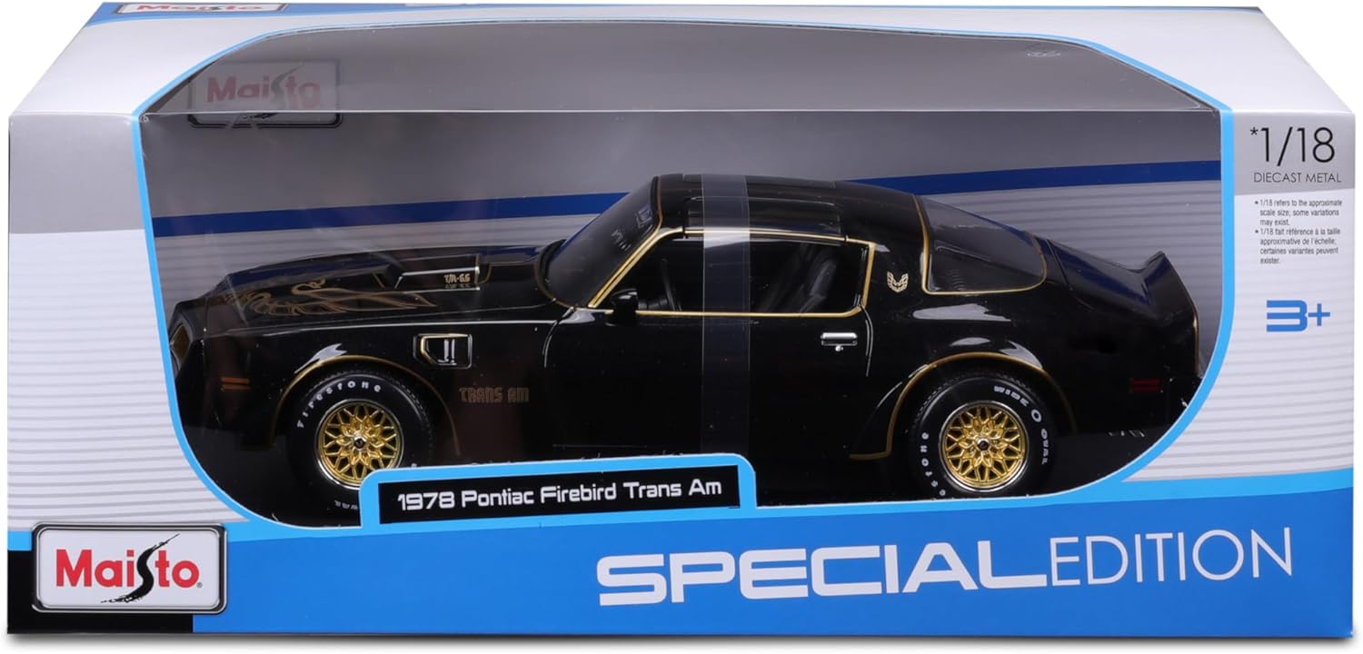 Maisto 1978 Pontiac Firebird Trans Am 1:18 Special Edition diecast box
