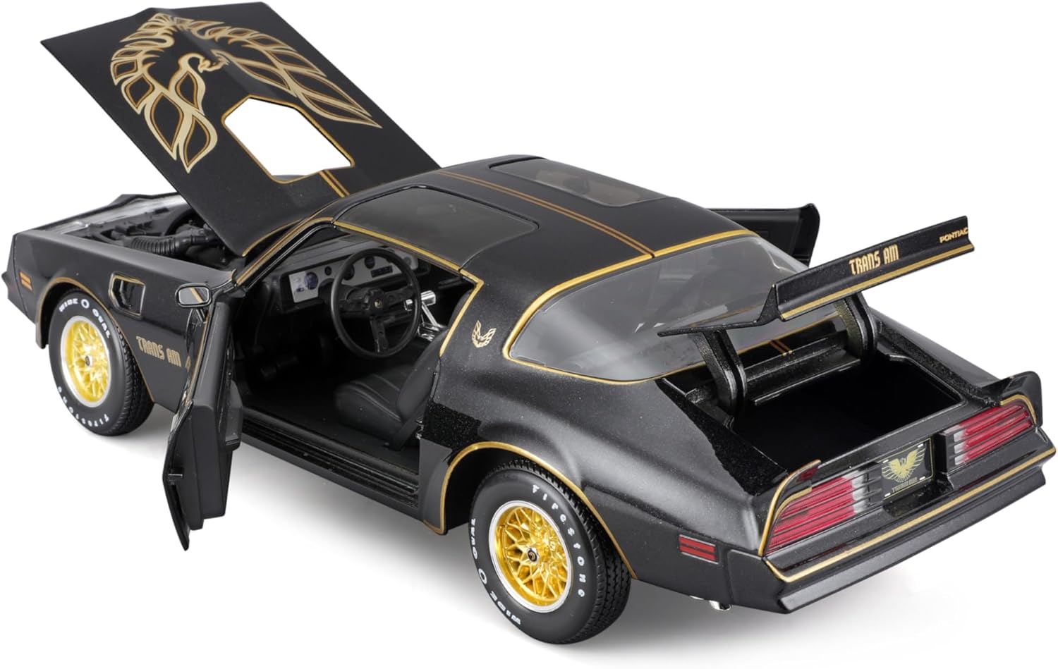 Maisto 1978 Pontiac Firebird Trans Am 1:18 Special Edition diecast doors open