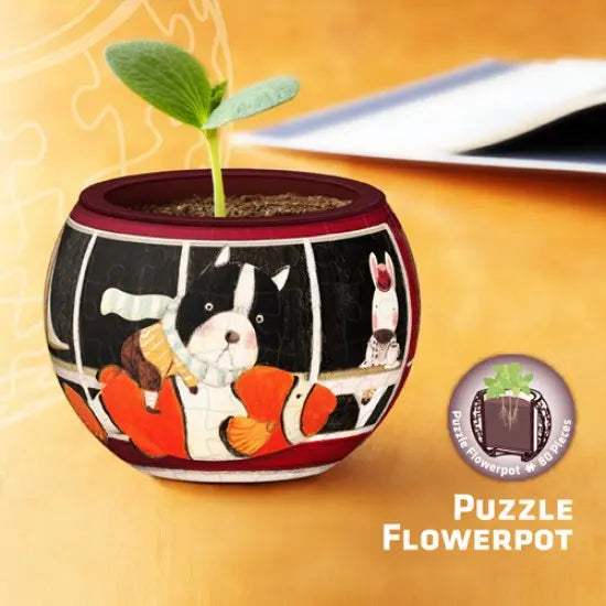 Pintoo 3D Jigsaw Puzzle Flowerpot Nan Jun Slow Down K1002