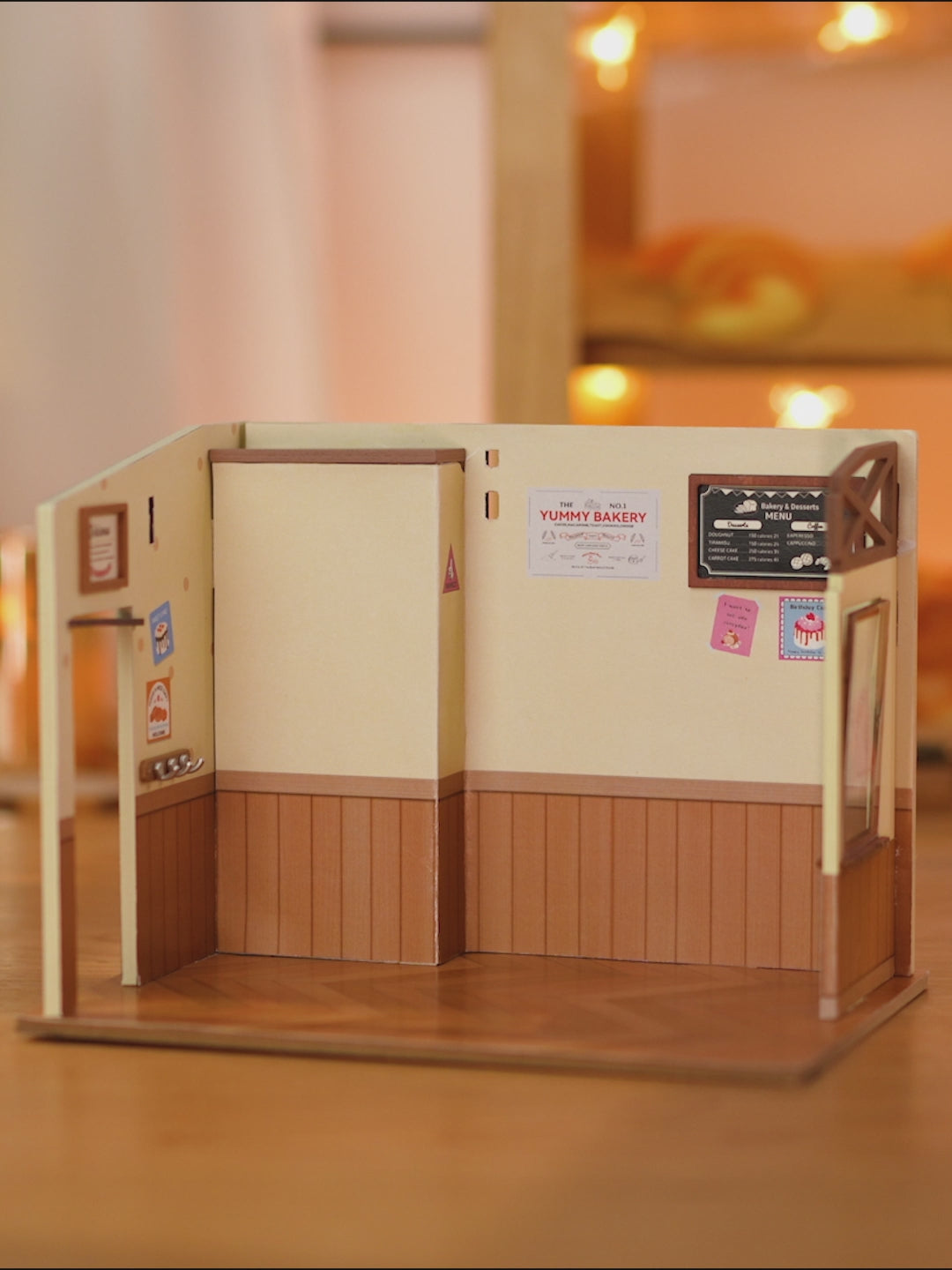 Rolife DIY Minature House Beckas Baking House Model Kit DG161 video