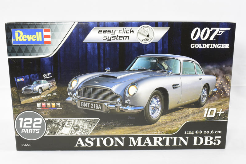 Revell James Bond 007 Goldfinger Aston Martin DB5 1/24 scale easy click plastic model kit