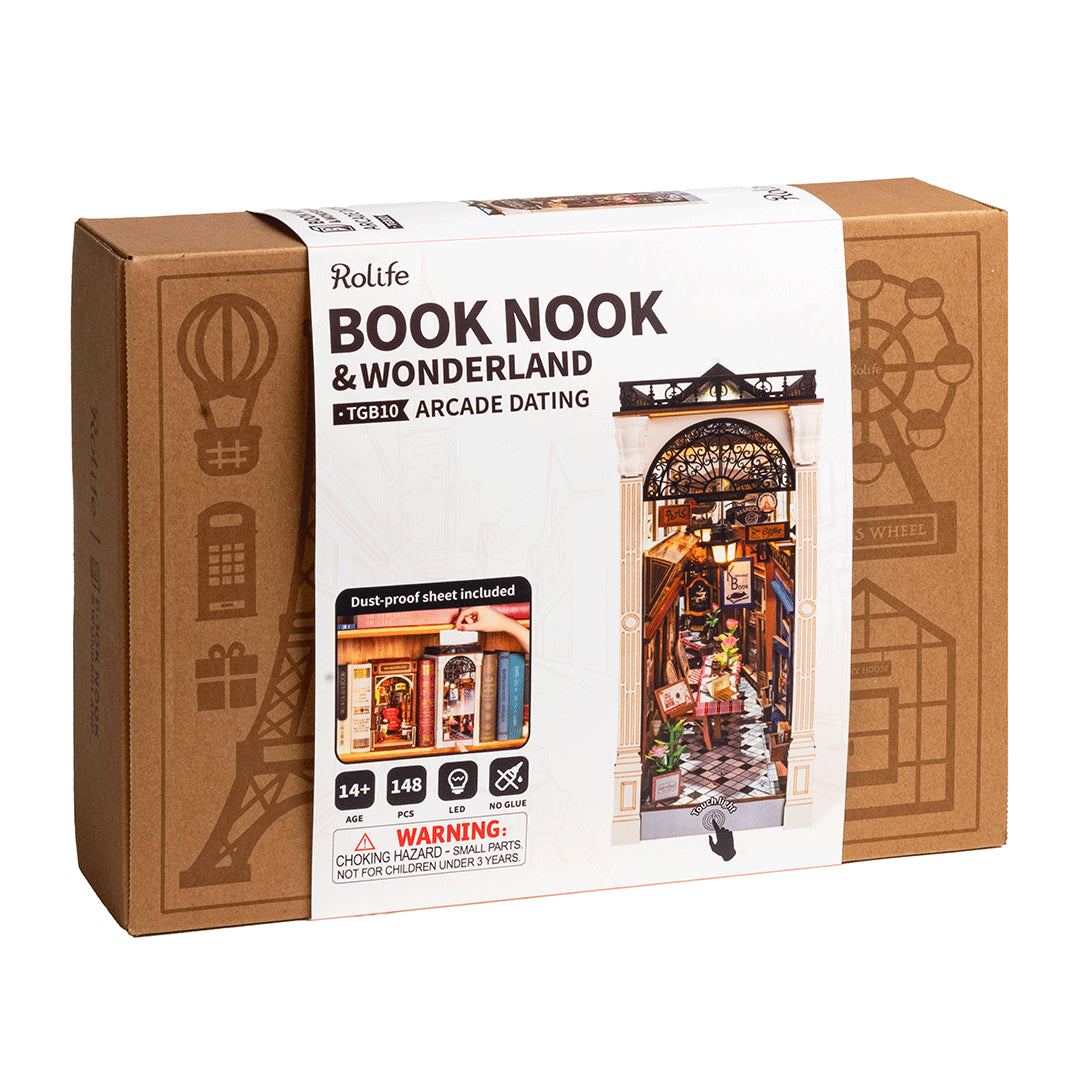 Rolife Book Nook Arcade Dating TGB10 box