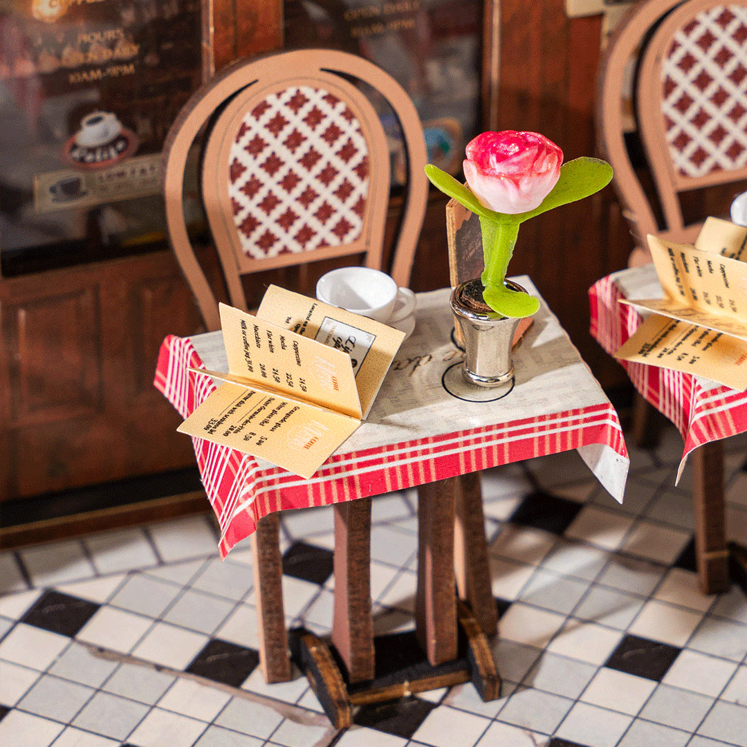 Rolife Book Nook Arcade Dating TGB10 table and chair