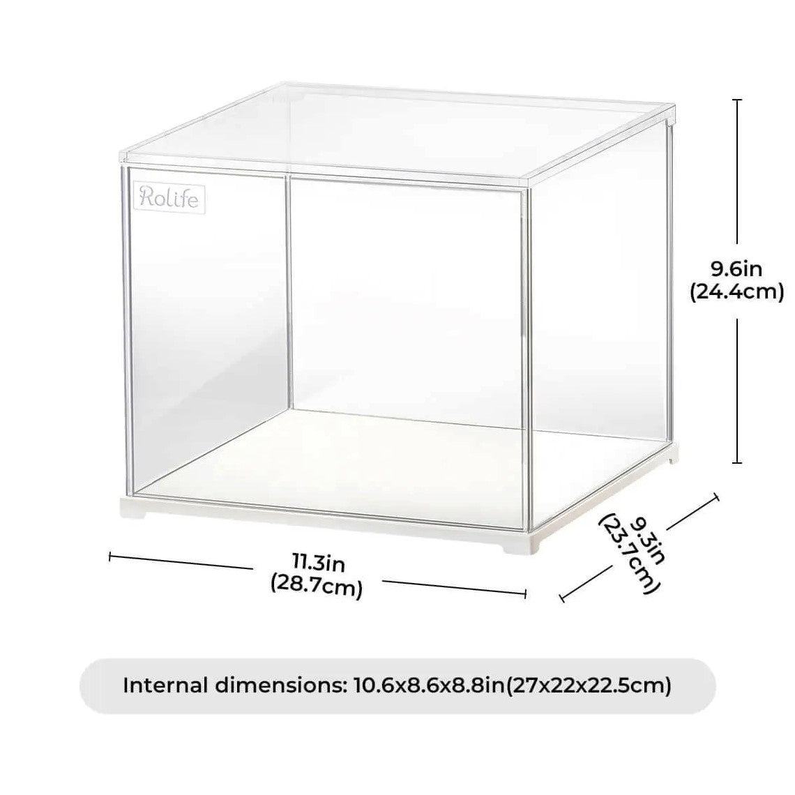 rolife diy miniature house display box df03l dimensions