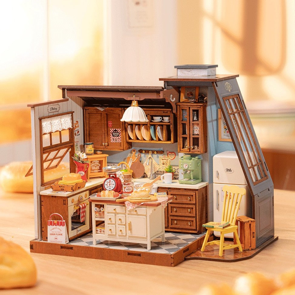 Rolife Baking Kitchen DIY Miniature House Model kit DG172