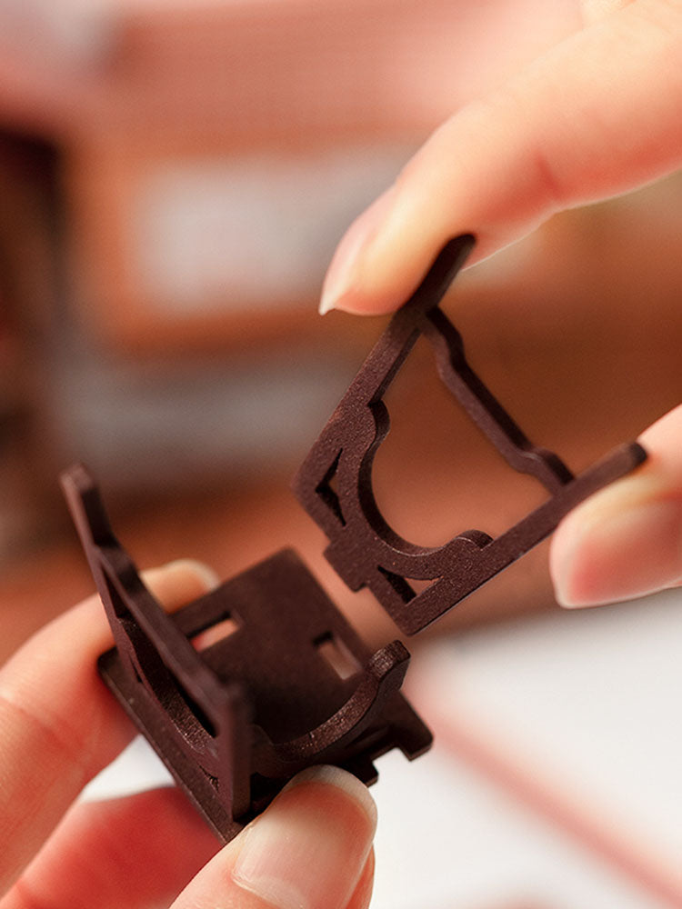 Rolife Homey Kitchen DIY Miniature House Model kit DG159 chair