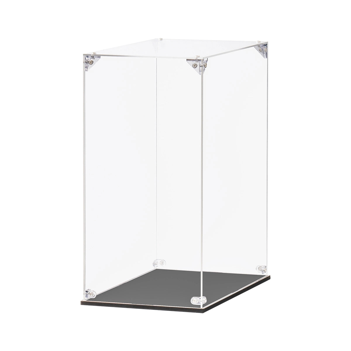 Rolife Book Nook Clear acrylic display case with a black base on a white background