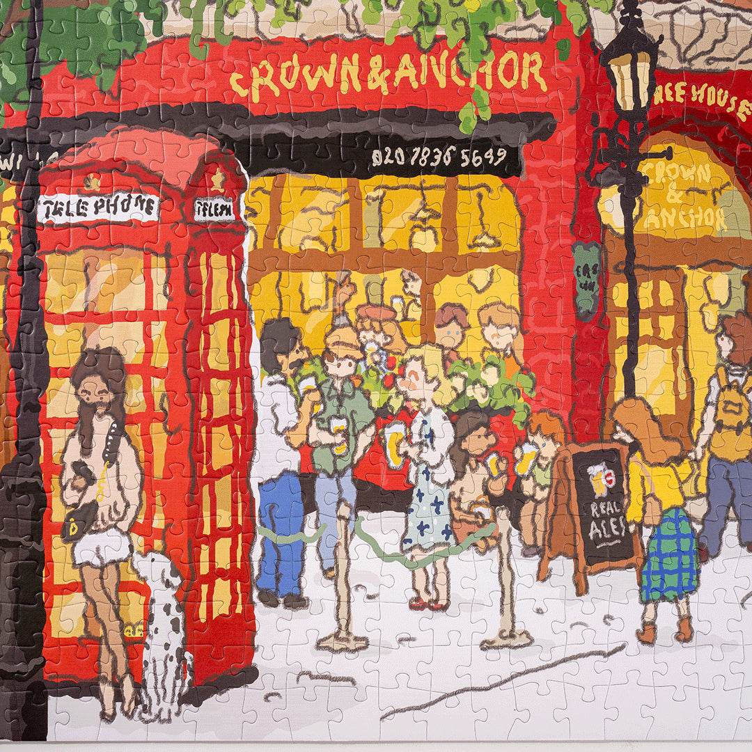 Rolife Joypiece Welcome to Covent Garden 1000pcs Jigsaw Puzzle PT006 close up
