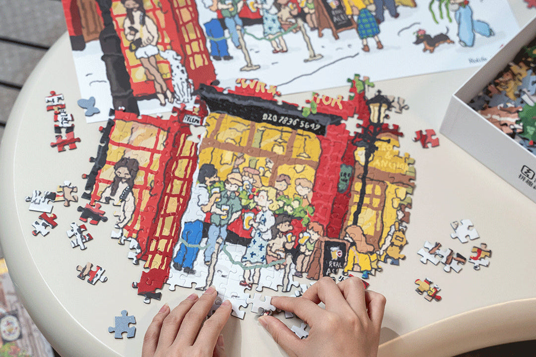Rolife Joypiece Welcome to Covent Garden 1000pcs Jigsaw Puzzle PT006 assembly