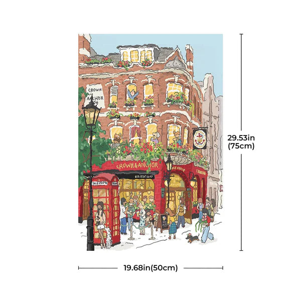 Rolife Joypiece Welcome to Covent Garden 1000pcs Jigsaw Puzzle PT006 dimensions