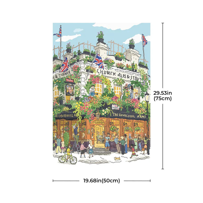 Rolife Joypiece Jigsaw Pub in London 1000 PCS puzzle PT007 dimensions