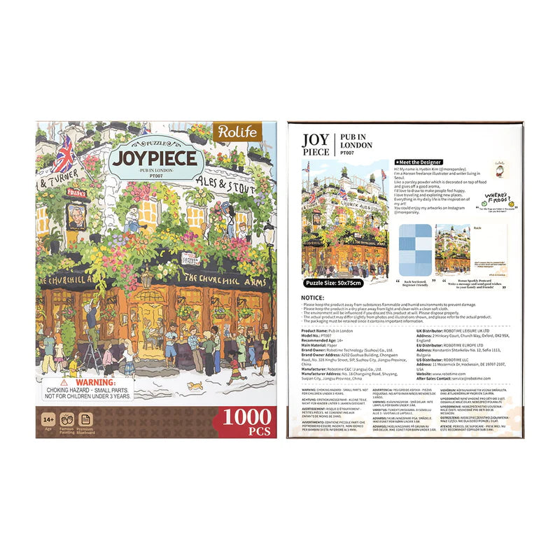 Rolife Joypiece Jigsaw Pub in London 1000 PCS puzzle PT007 box