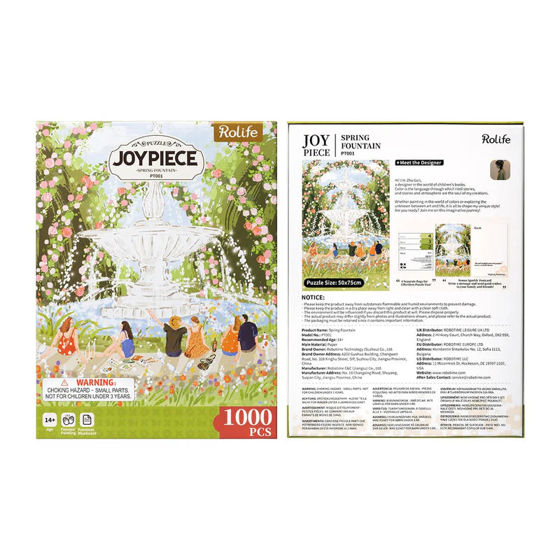 Rolife Joypiece Jigsaw Spring Fountain 1000 PCS puzzle PT001 box
