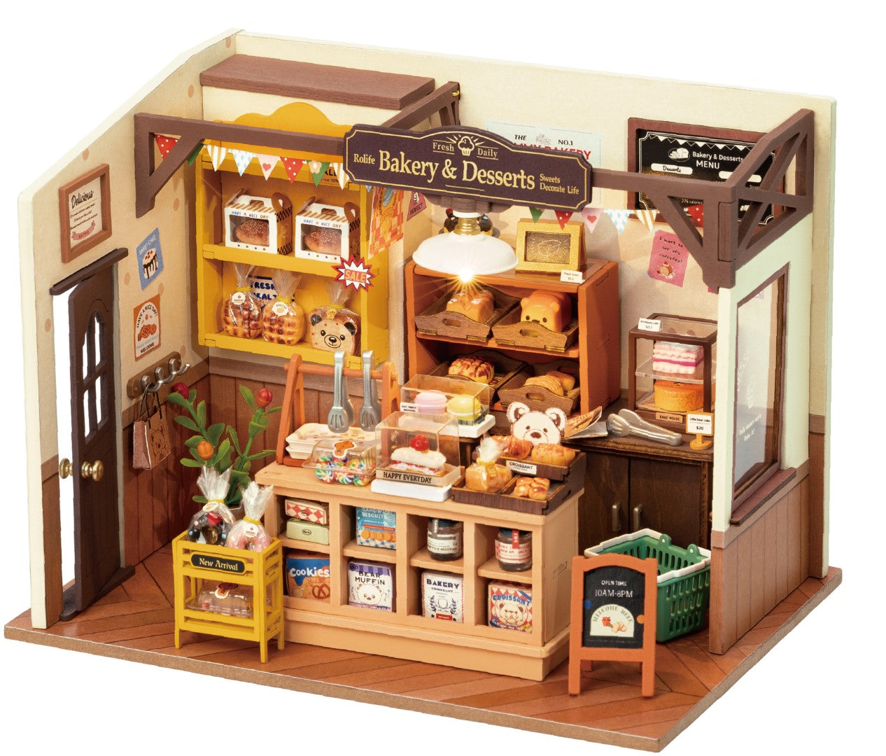 Rolife DIY Minature House Beckas Baking House Model Kit DG161