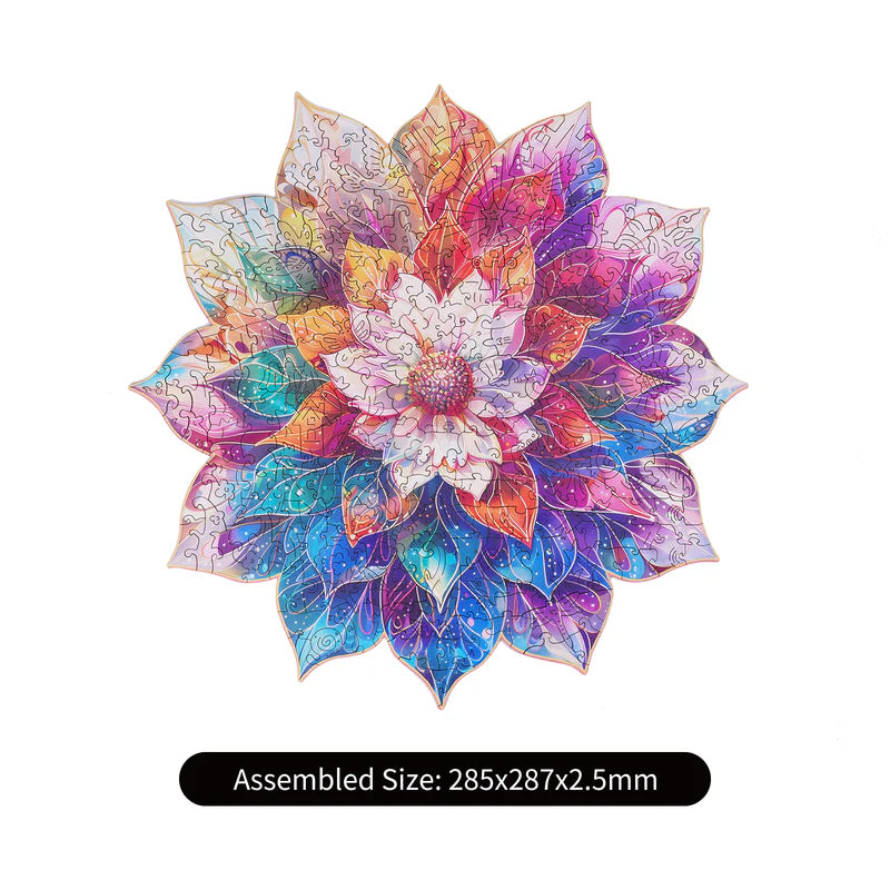 Rowood Jigsaw Mystic Mandala Flower 200pcs Puzzle TA001 dimensions