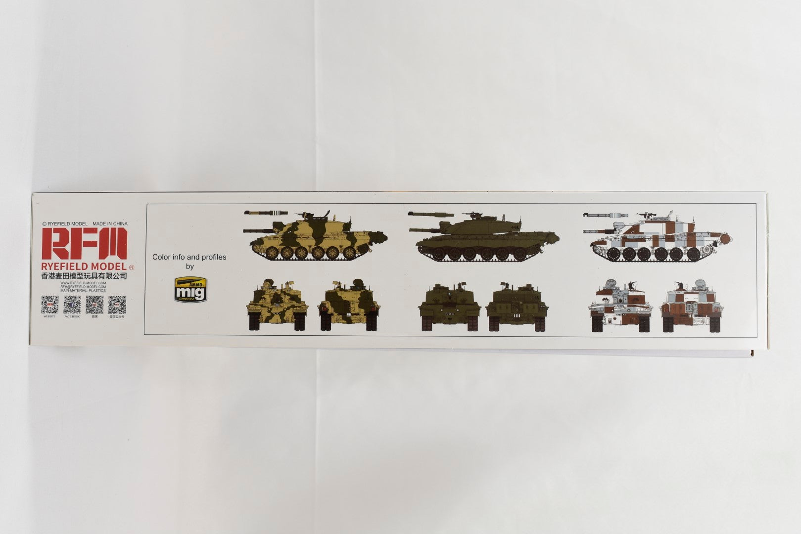 Ryefield Model 1/35 Challenger 2 British Main Battle Tank Kit 5062 schemes