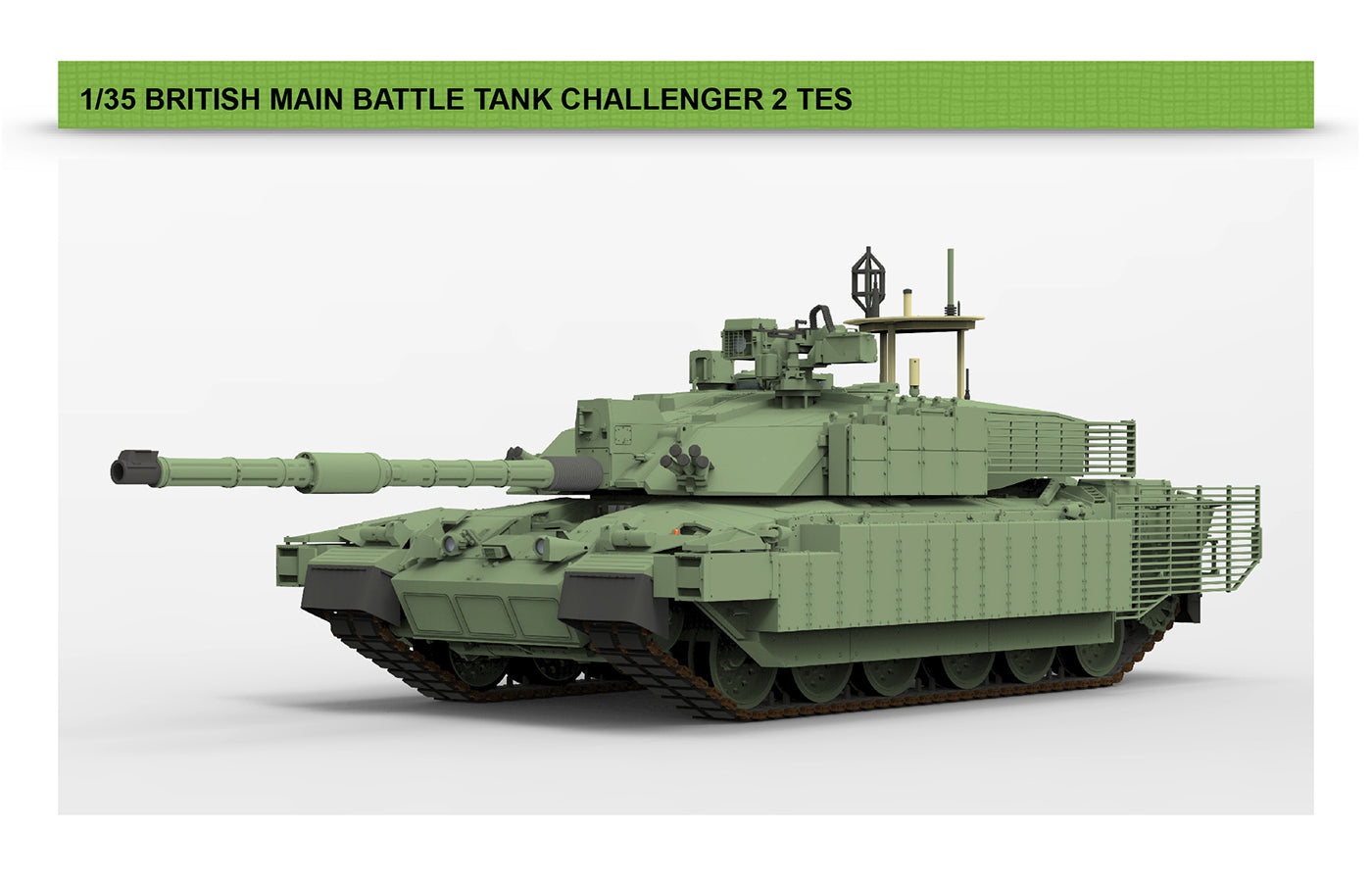 Ryefield Models Challenger 2 TES British ain Battle Tank 1/35 Model kit 5039 built