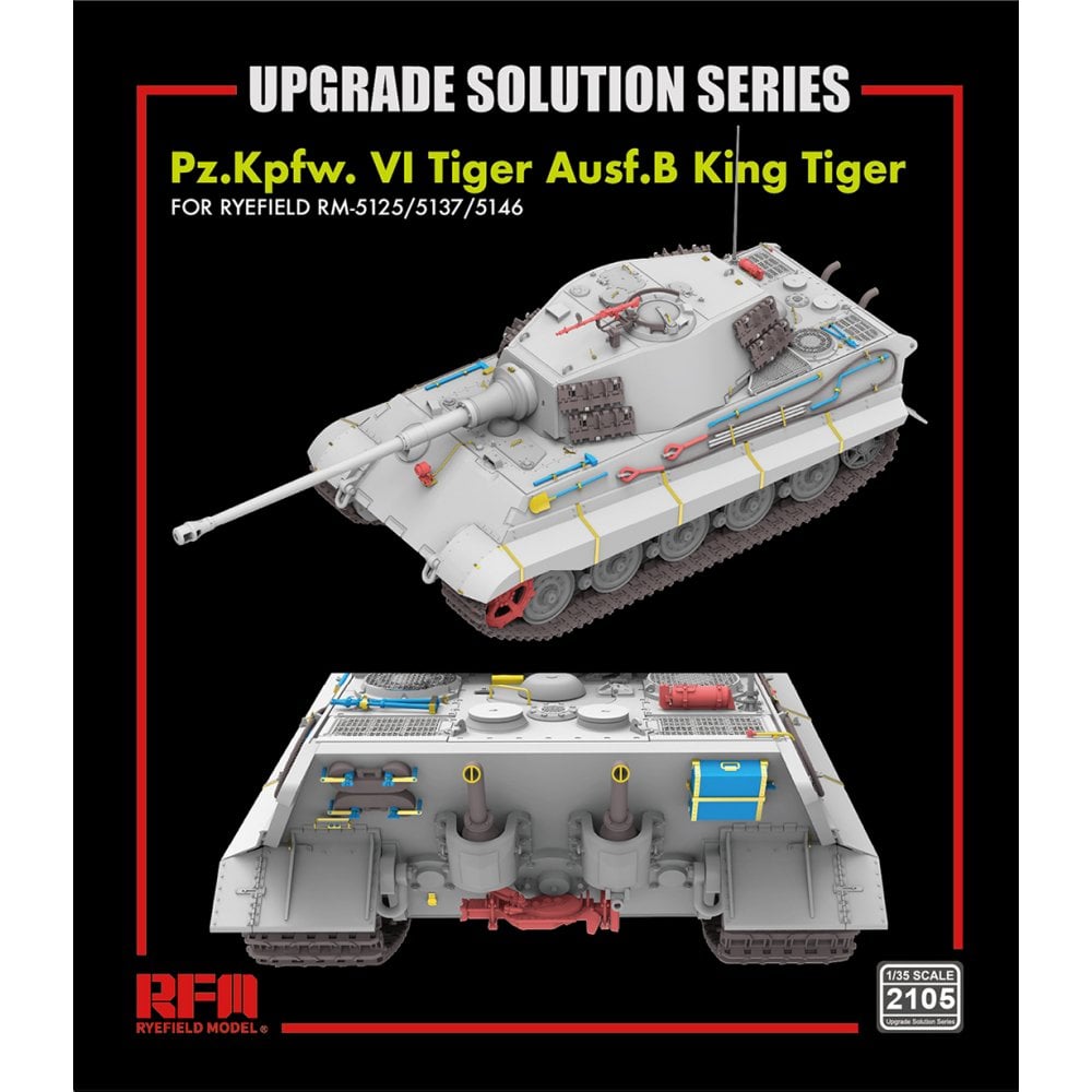 Rye Field Models 2105 1/35 Upgrade set for King Tiger (RM5125/5137/5146)