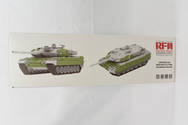 Ryefield Model Leopard 2A6 Main Battle Tank 1/35 scale model kit 5103 box