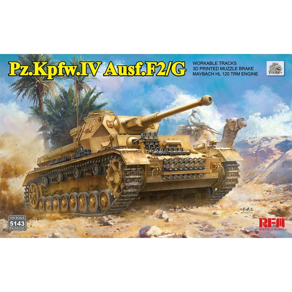 Ryefield Models 1/35 scale Panzer IV tank kit box art