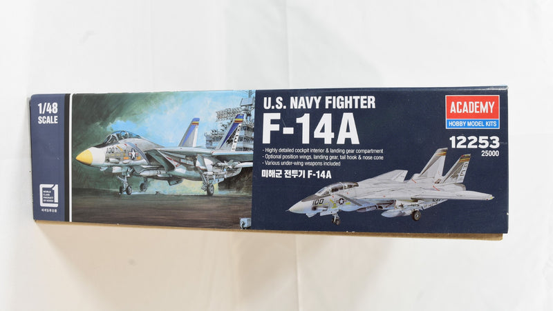 Academy F-14A U.S Navy Fighter 1/48 box