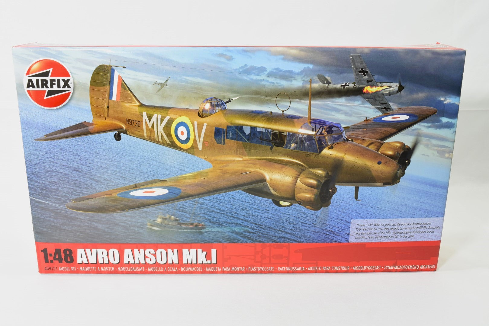Airfix Avro Anson Mk.I 1:48 Scale Plastic Model Kit
