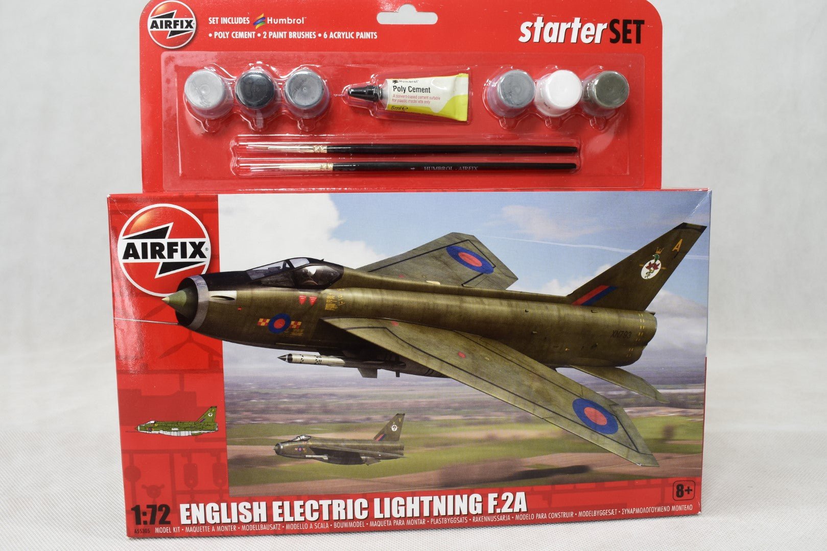 Airfix English Electric Lightning F.2A Starter Set