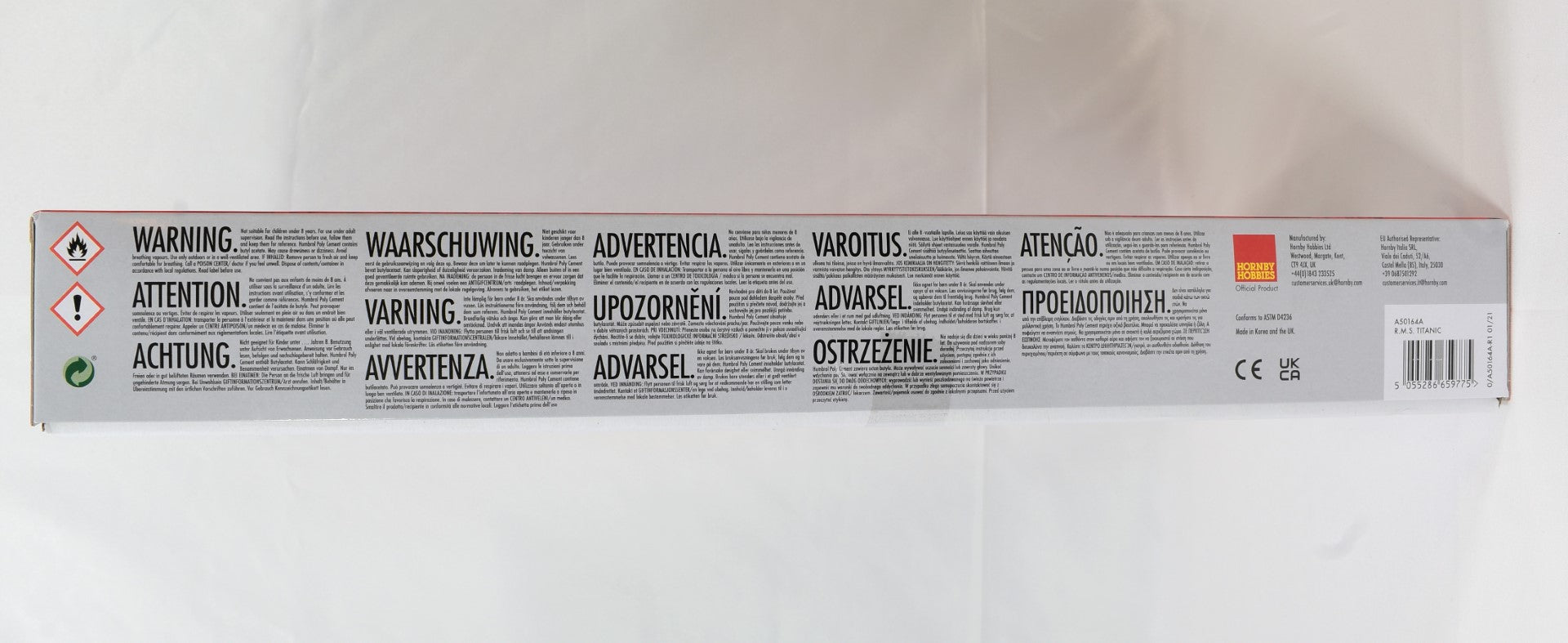 Airfix RMS Titanic 1/700 Model Gift Set box