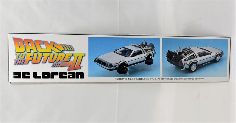 Aoshima Back to the Future Part II DeLorean 1/24 scale model kit model built