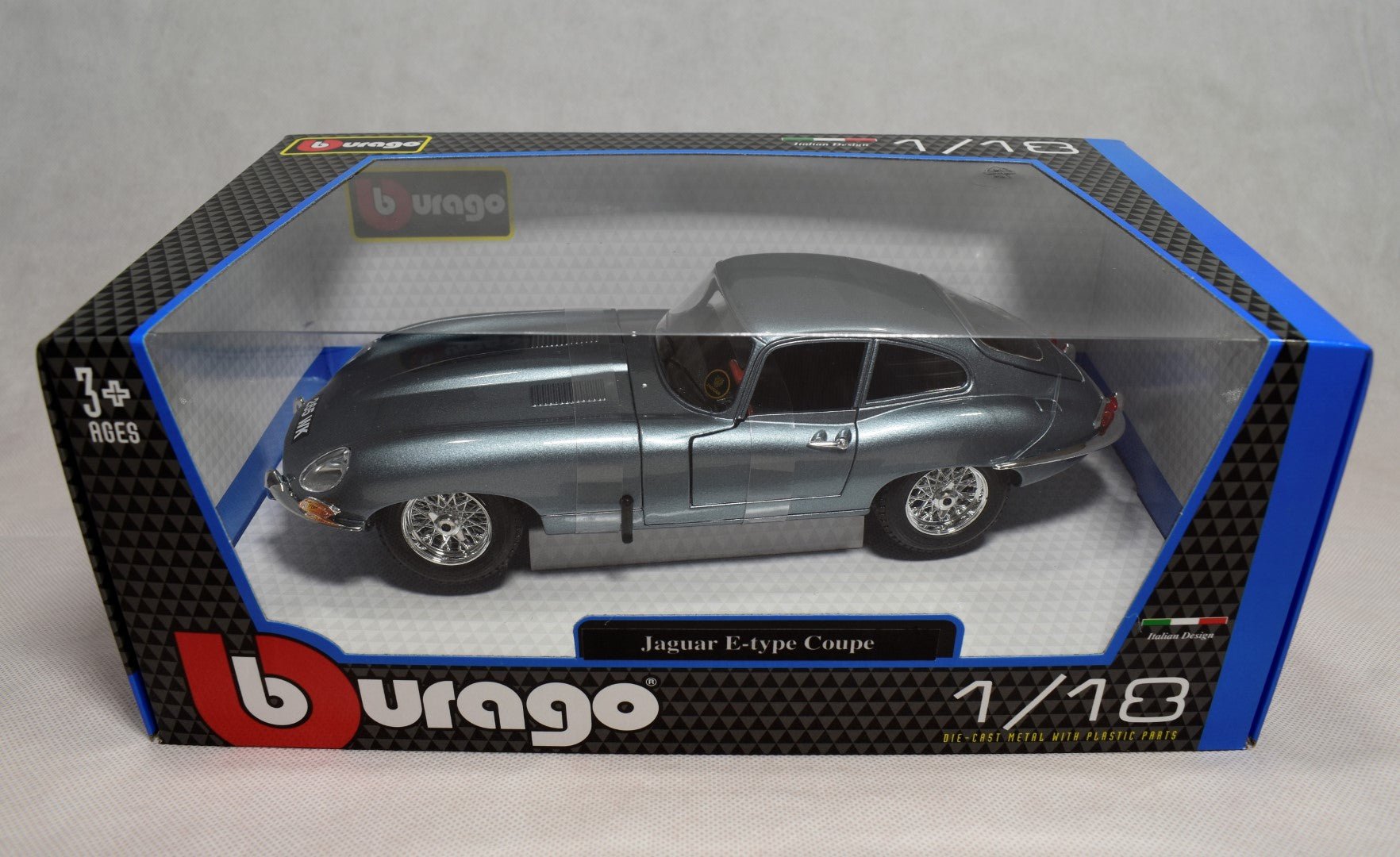 Bburago Jaguar E-Type Coupe 1/18 Diecast