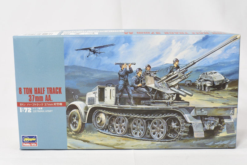 Hasegawa 8 Ton Half Track 37mm AA 1/72 Model box