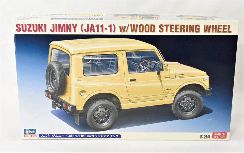 Hasegawa Suzuki Jimny JA11-1 with wooden steering wheel 1/24 scale model kit