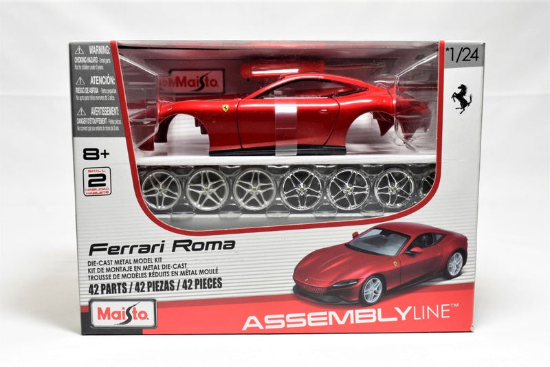 Maisto Assembly Line Ferrari Roma 1/24 scale diecast model kit