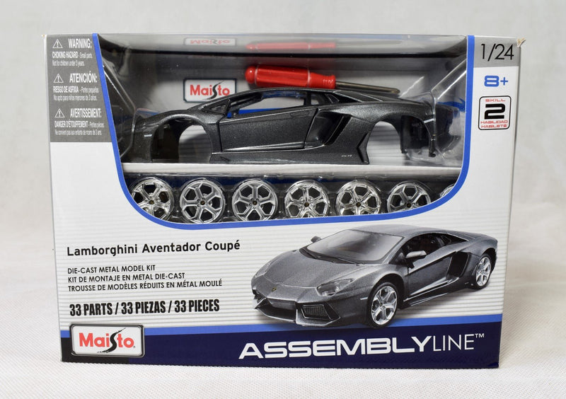 Maisto Assembly Line Lamborghini Aventador Coupe 1/24 diecast model kit