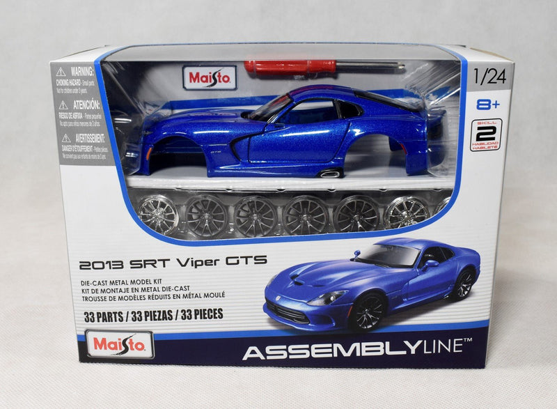 Maisto Assembly Line SRT Viper GTS 1/24 diecast model kit