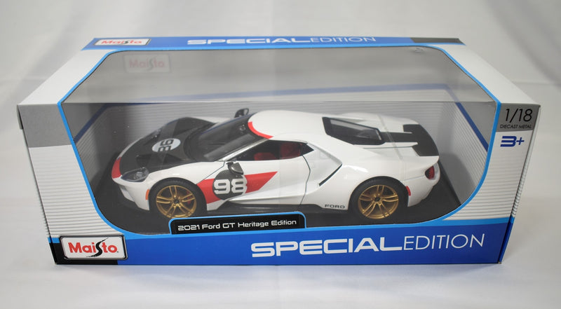 maisto ford gt heritage edition 1/18 diecast model