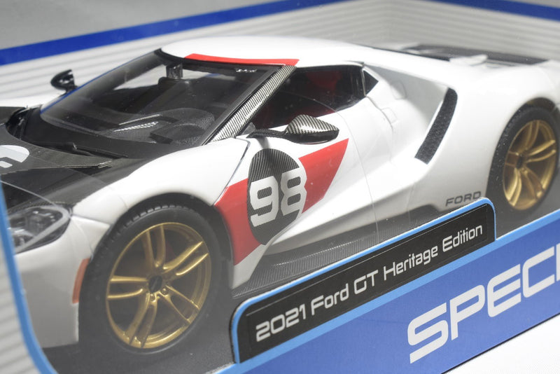 maisto ford gt heritage edition 1/18 diecast model front