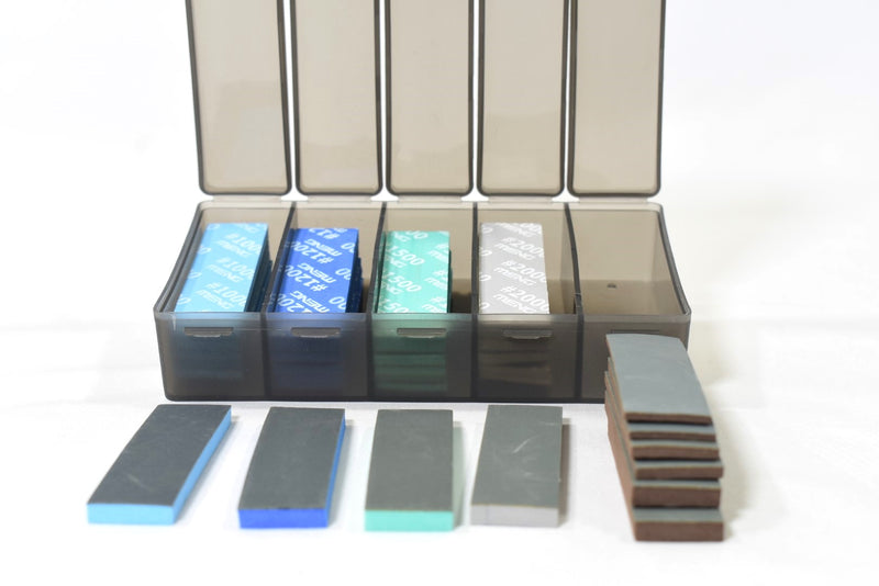 Meng Model Flexible Sandpaper Extra Fine Pack 1000, 1200, 1500, 2000 and 2500 grit