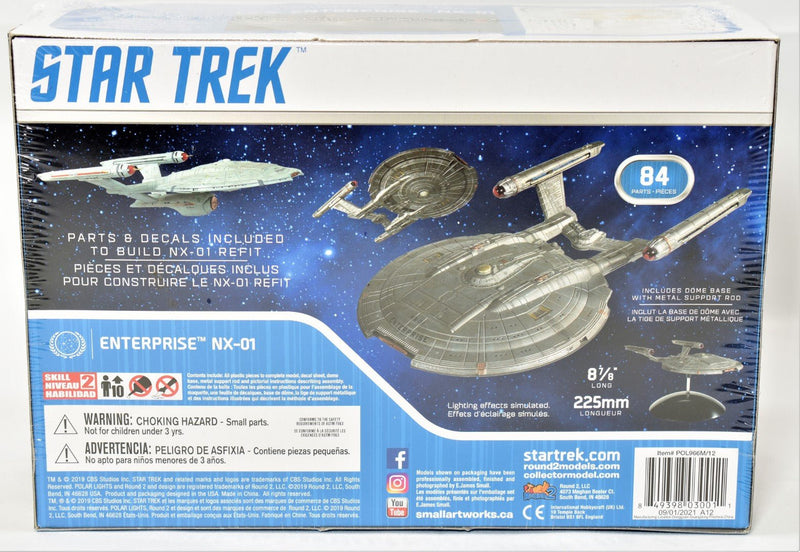 Polar Lights Star Trek Enterprise NX-01 Refit 1/1000 scale model kit box