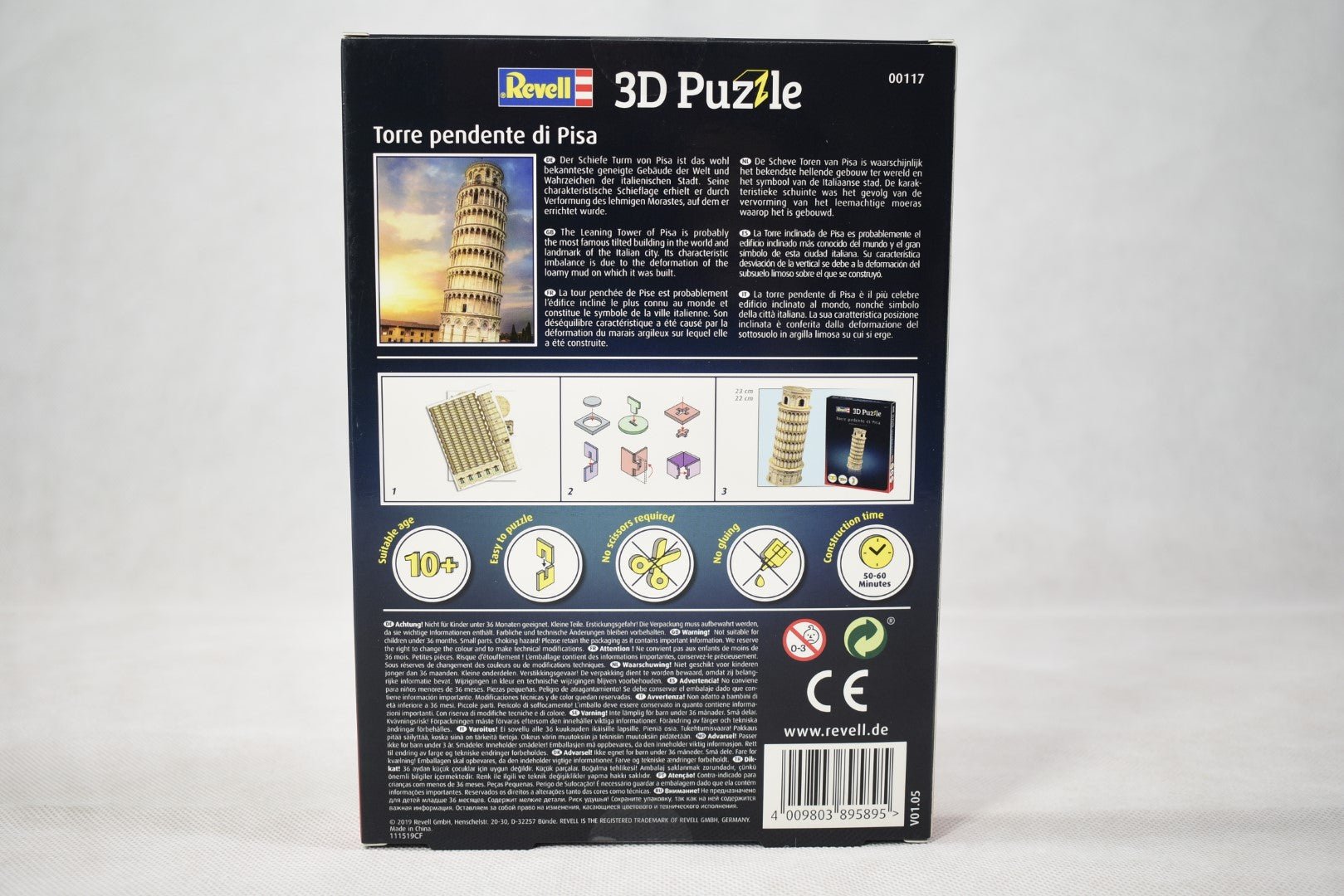 Revell 3D puzzle Torre pendente di pisa 00117 box