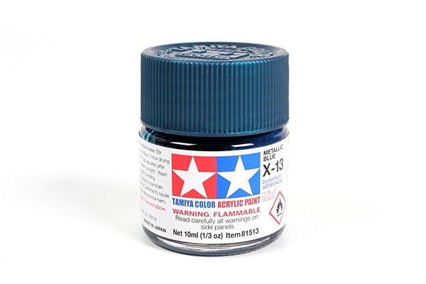 Tamiya Acrylic Mini X-13 Metallic Blue 81513