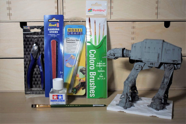 Plastic model kit tool set for beginners