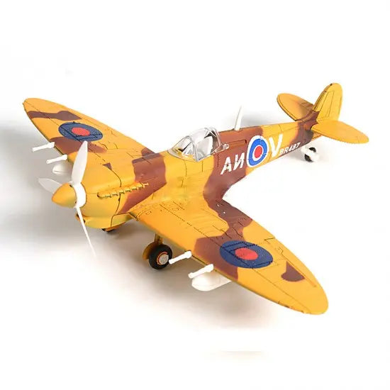4D Model Supermarine Spitfire 1/48 Scale Snap Fit  Model Kit pre-painted No.6